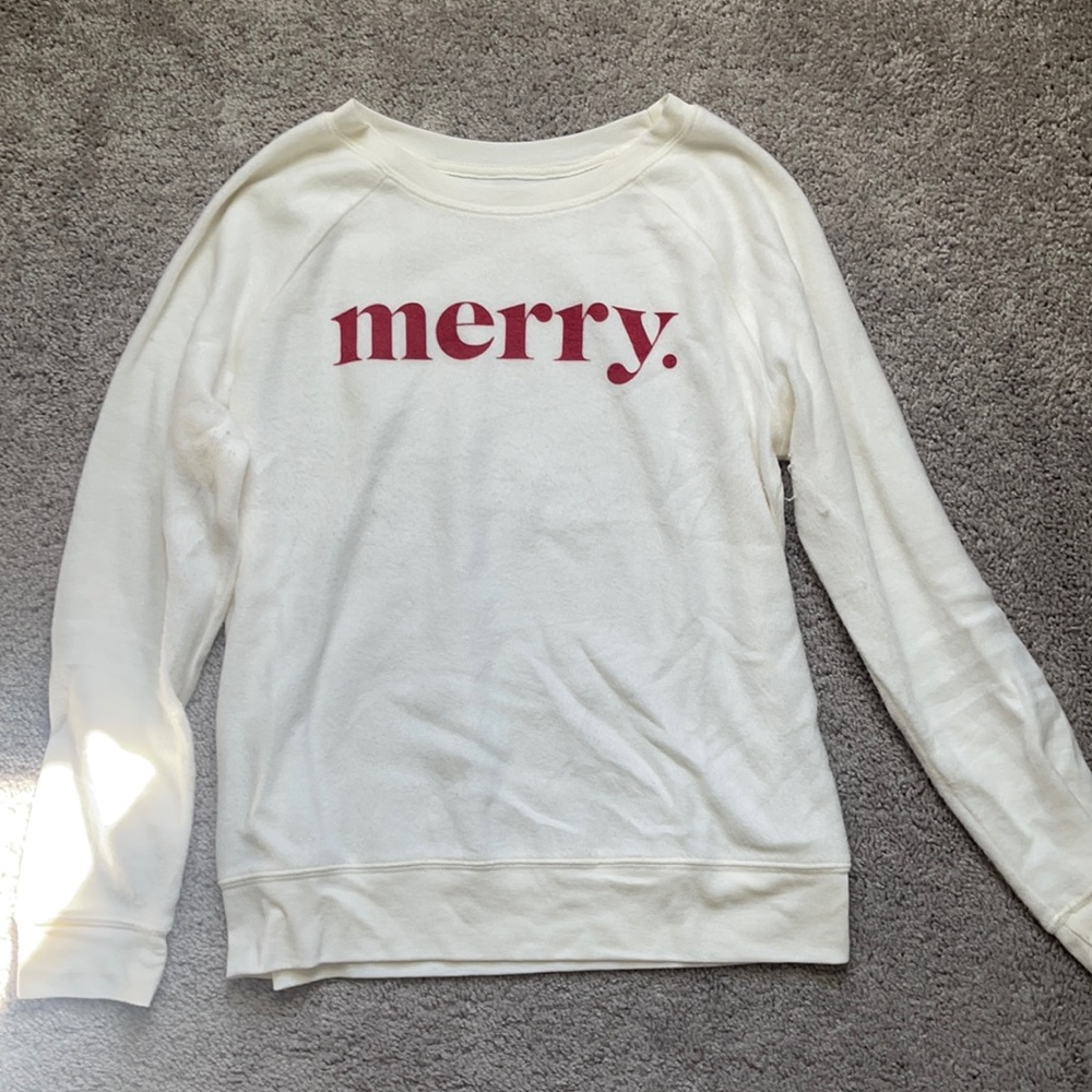 Christmas lightweight sweater. Size medium